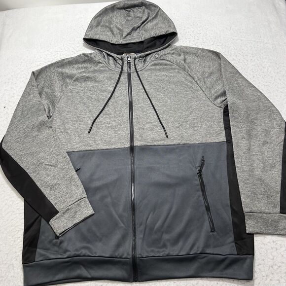 Foundry Supply Co. Men's XXL Full Zip Athletic Hoodie Quick Dri Sweatshirt - Picture 1 of 11